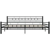 vidaXL okvir za krevet crni čelični 200 x 200 cm | shoptok.hr
