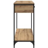 Konzolna stolica s ladicama Umjetnički hrast 100 x 34,5 x 75 cm | shoptok.hr