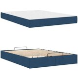  Krevetna konstrukcija Ostalo s pohranom Plava 160 x 200 cm tkanina | shoptok.hr