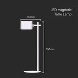  LED prigušiva magnetna stolna lampa 4u1 LED/3W/5V 3000-6000K 1800 mAh bela | Eponuda.com