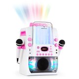 Auna Kara Liquida BT karaoke uređaj, svjetlosni show, vodena fontana, bluetooth, bijelo/ružičasta boja cijene