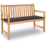  Jastuk za vrtnu klupu antracit 120 x 50 x 3 cm tkanina Oxford Cijene