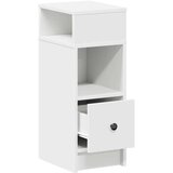vidaXL Noćni ormarići 2 kom s ladicom bijeli 25x31x66 cm | shoptok.hr