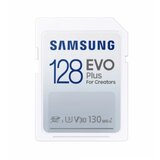 Samsung sdxc 128GB, evo plus, speeds up to 130MB/s, UHS-1 speed class 3 (U3) and class 10 for 4K video Cene