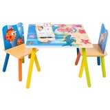 Kinder_Home dečiji drveni sto i stolice sa morskim životinjama - za igru, učenje i jelo | ePonuda.com