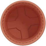 Okrugla saksija za cveće 24 pcs Crvena cigla Ø 12,5 x 10 cm | shoptok.hr