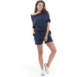 Awama Woman's Overall A216 Navy Blue