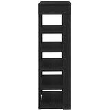 vidaXL Regal za čevlje črn 60x30x98 cm inženirski les | Shoptok.si