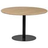 WOOOD Okrogla jedilna miza s hrastovo mizno ploščo ø 120 cm Tablo – | Shoptok.si