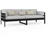 Dnevni ležaj od masivne borovine crni 80 x 200 cm | Eponuda.ba