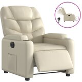Maison Chic Električni naslanjač - Relax naslanjač krem umetno usnje, (22062101) Cene