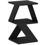 Hanah home pomoćni stočić albeni black wooden | ePonuda.com