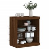  Komoda s LED svjetlima boja smeđeg hrasta 60,5x37x67 cm | shoptok.hr