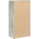 vidaXL Knjižna omara betonsko siva 40x24x77 cm inženirski les | Shoptok.si