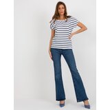 BASIC Feel Good T-shirt-RV-TS-8568.76-white-navy blue | Shoptok.si