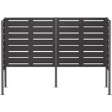  Ekran za kante za smeće 167 x 85 x 113 cm Čelik Crna | shoptok.hr