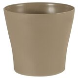  Tegla za cvijeće Liegi (Vanjska dimenzija (ø x V): 18 x 16 cm, Plastika, Moka) | shoptok.hr