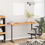  Ploča za radni stol 140x60x2,5 cm pravokutna od drva bagrema | shoptok.hr
