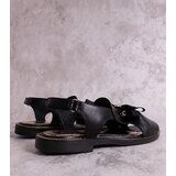 D/CEO Black sandals on a block heel Millo | Shoptok.si
