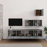  Komplet TV omaric 4-delni siva sonoma inženirski les, (20732478) | Shoptok.si