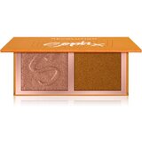 Revolution Soph x Face Highlighter Duo paletka osvetljevalcev 9 g odtenek Honey Glaze | Shoptok.si