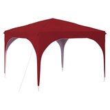  Rastezljivi šator za zabave 290 x 290 x 245 cm Tamno crvena | shoptok.hr