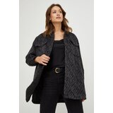 Answear Lab Jakna za žene, boja: crna, za prijelazno razdoblje, oversize | shoptok.hr