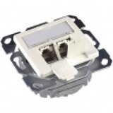 Telegärtner poklopac AMJ sa 2 RJ-45 kat. 6+ Ea500 Fully Shielded STP (P/N J00020A0393) | ePonuda.com