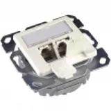 poklopac AMJ sa 2 RJ-45 kat. 6+ Ea500 Fully Shielded STP (P/N J00020A0393)