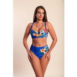 Fenzy Plus Size Dvodijelni Kupaći Kostim S Printom, Plavi | shoptok.hr