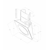 Elica dekorativni zidni aspirator OM AIR BL/F/75 | Eponuda.com