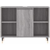  Kupaonski ormarić siva boja hrasta 80 x 33 x 60 cm drveni | shoptok.hr
