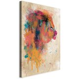 Artgeist Slika Na Platnu Watercolor Lion | Shoptok.si