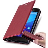 Cadorabo Ohišje, združljivo z Sony Xperia M5 v rdeče jabolko - Zaščitni ovitek z magnetnim zapiranjem, stoječo funkcijo in režo za kartice, (20549249) | Shoptok.si