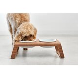 MiaCara Set posuda s postoljem za pse Desco Walnut S – | shoptok.hr