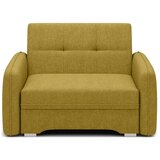 ELTAP Žuta sklopiva/s prostorom za odlaganje sofa od šenila 102 cm Laine – Cijene