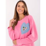 Italy Moda Sweatshirt-DHJ-BL-20322.72-pink Cijene