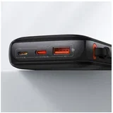 Power Bank QPow - 10 000mAh LCD Quick Charge PD 20W with cable to Lightning 8-pin black PPQD020001