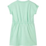  Dječja haljina s vezicom jarkozelena 116 | shoptok.hr