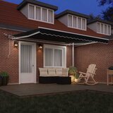  Tkanina za tende Crna 400 × 300 cm Poliester | shoptok.hr