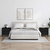  Noćni ormarić s ladicama 2 pcs Crni hrast 50 x 39.5 x 50 cm | shoptok.hr