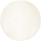  Faux Rabbit Fur Rug Bijelo Ø 200 cm Poliester u