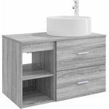  Set namještaja za kupaonicu 2 kom. Siva Sonoma | shoptok.hr