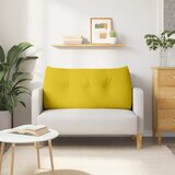  Jastuk za leđa Žuta 120 x 24 x 50 cm Baršun | shoptok.hr