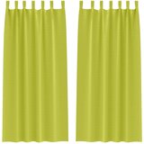  Zavjese za blackout s prstenovima 2 kom. Zelena 260 x 140 cm | shoptok.hr