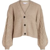 Vila Pletena jopa svetlo bež / bela | Shoptok.si