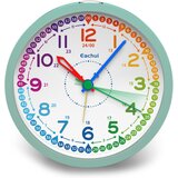 EACHUI Otroška analogna tiha budilka z nočno lučko | Shoptok.si