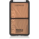 Catrice Butter Like Bronze & Contour paleta za konture obraza z bronzerjem odtenek 010 Born To Shape 9 g | Shoptok.si