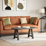  Noge za klub stolić A-oblika 2 kom Crne 38 x (42-43) cm Čelik | shoptok.hr