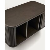 Kave Home Temno rjava stenska omarica za pod umivalnik v jesenovem dekorju 90x40 cm Mailen – | Shoptok.si